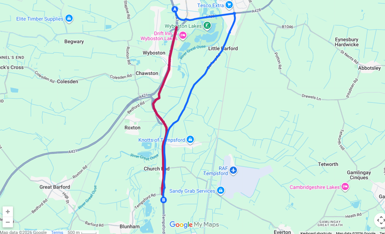 Diversion map