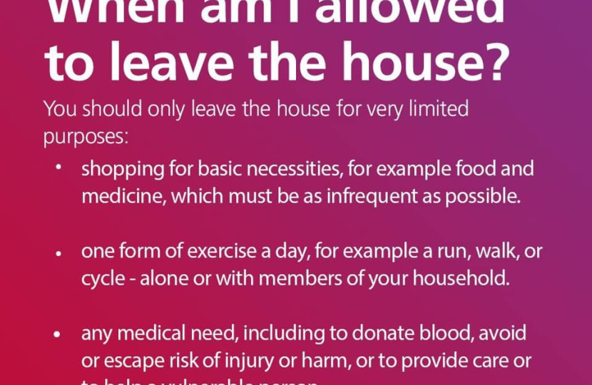 When am I allowed to leave the house?