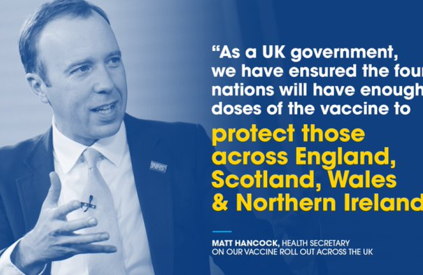 Matt Hancock vaccine quote