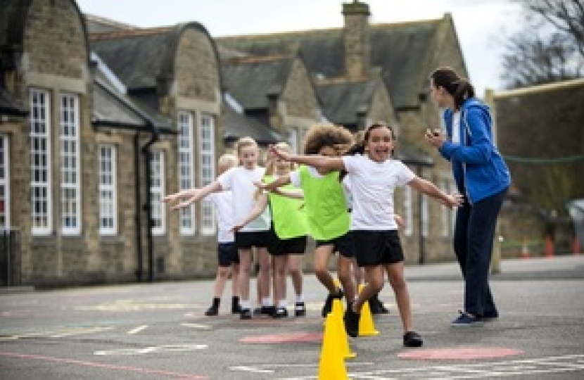 school sports lesson