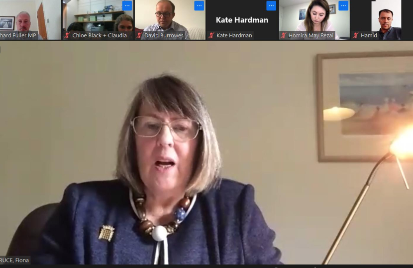 Fiona Bruce MP and constituents