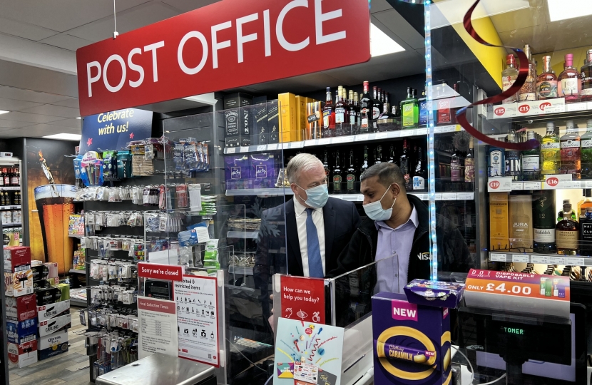 Arlesey Post Office Counter