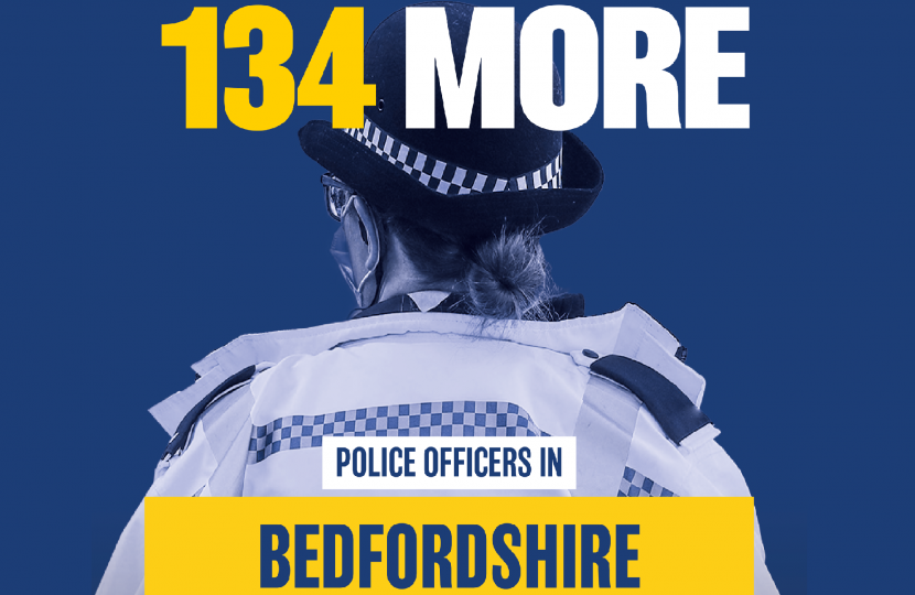 Extra Police Officers for Bedfordshire