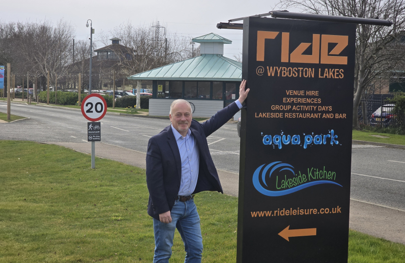 Richard Fuller MP at Ride Leisure
