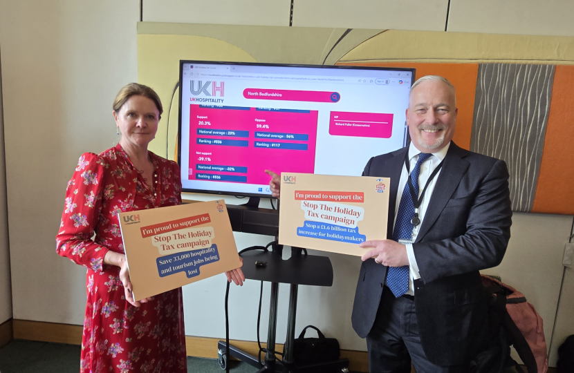 Richard Fuller MP with UK Hospitality