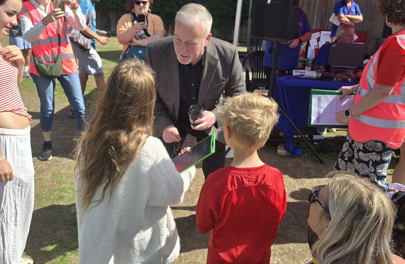 Richard at the Biddenham Show