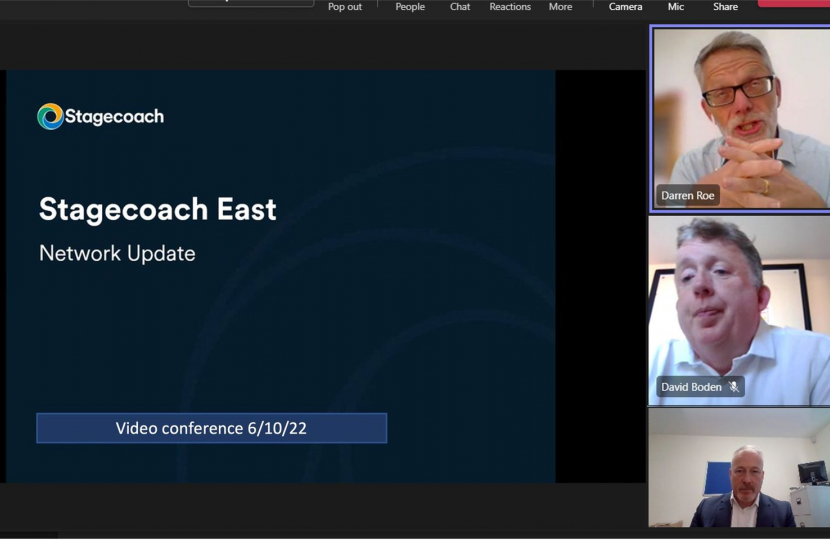 Meeting with Stagecoach