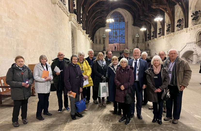 Sandy RBL tour of Parliament