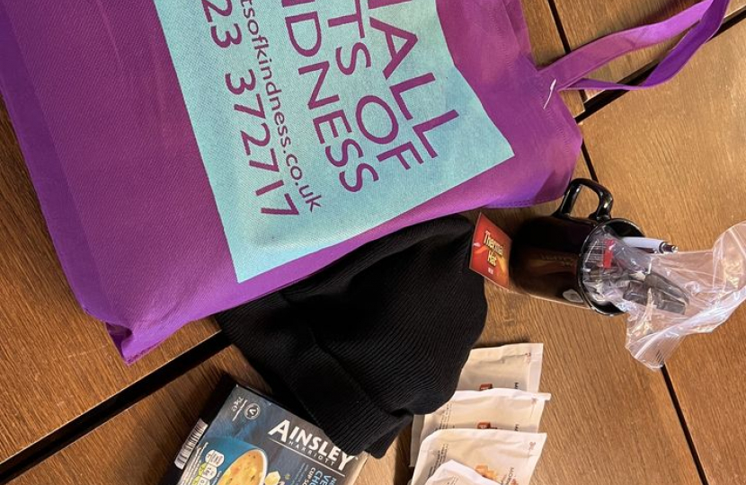 An example of a Small Acts of Kindness bag