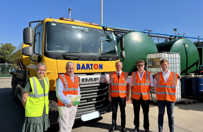 Richard at Barton Petroleum in Oakley