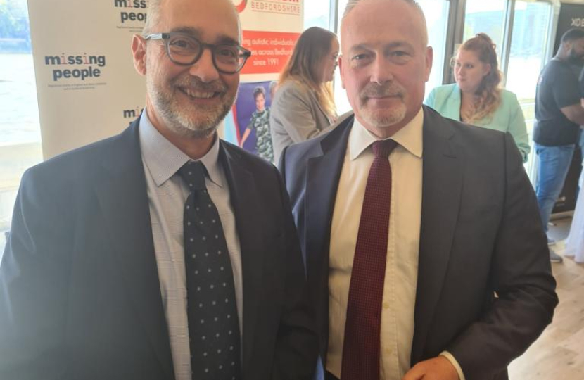 Richard Fuller MP with Mark Pavilides from GTR