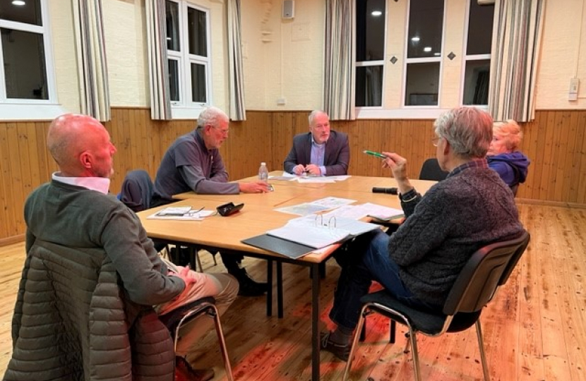 Meeting with Parish Council over solar farm