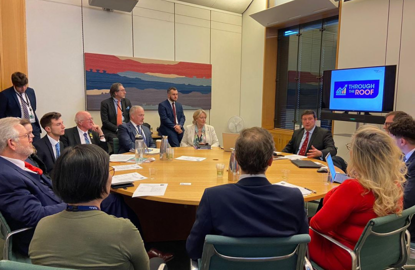 Richard attending a meeting of the All Party Parliament Group (APPG) on Motor Neurone Disease (MND)