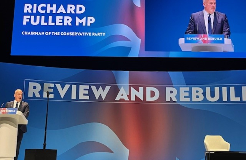 Richard opening Conservative Party Conference 2024