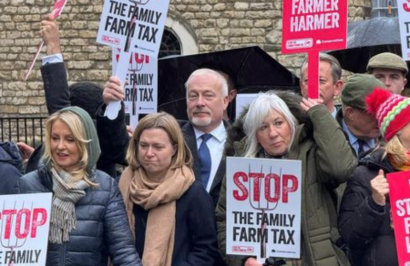 Richard Fuller MP at farmers' protest