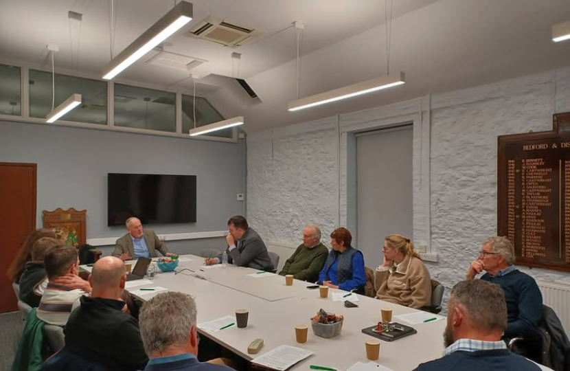 Farmers' forum meeting in Stagsden