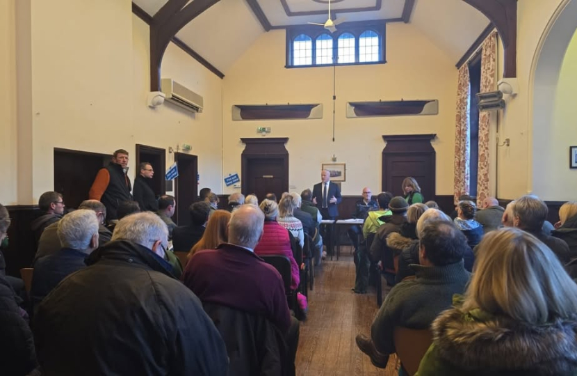 Richard Fuller MP's rural crime meeting in Old Warden with the PCC and Rural Crime Team - Beds RCAT