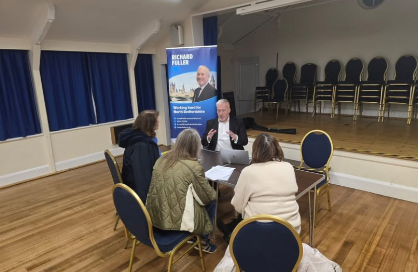 Richard Fuller MP meeting with the Stop East Park Energy campaign group