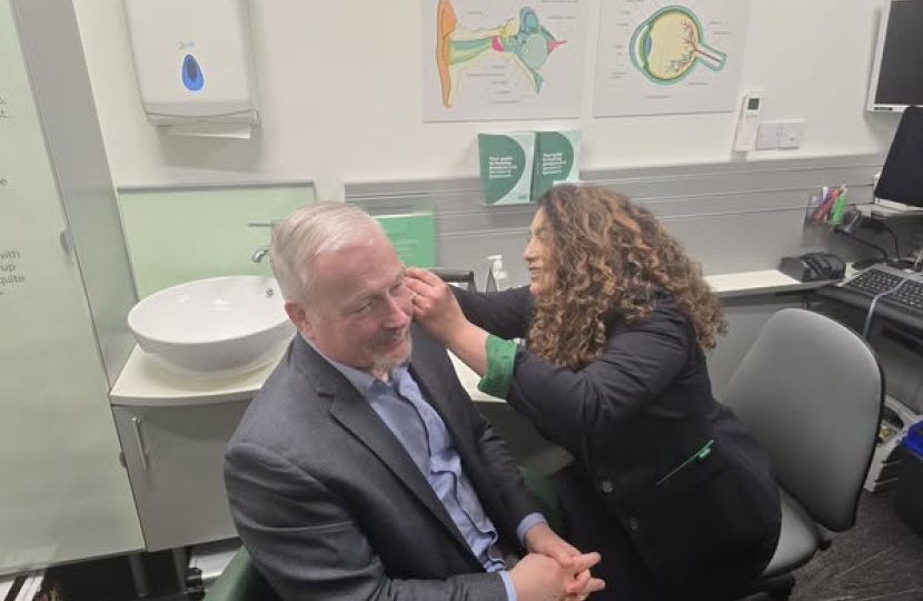 Richard Fuller at Specsavers in Biggleswade