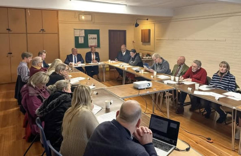 Political meeting of Stop East Park Energy