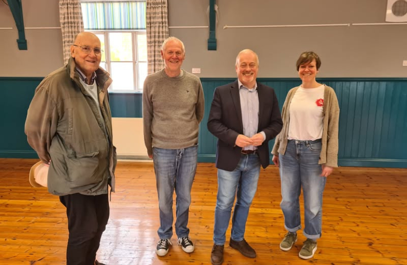 Richard Fuller MP with Blunham Parish Council