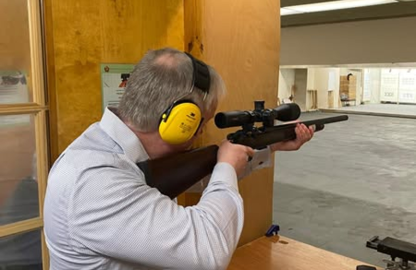 Richard Fuller at Bedford Rifle Club