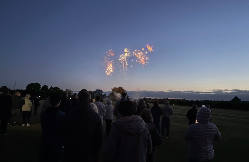 Podington VE Day Fireworks