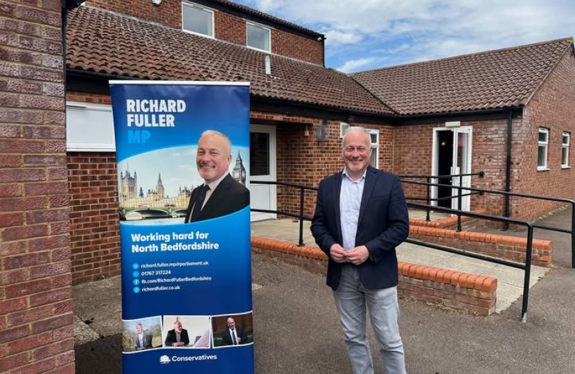 Richard Fuller at Riseley drop-in surgery