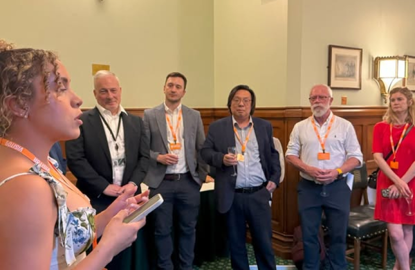 Richard Fuller MP sponsoring the ITP Association's 30th Anniversary in Parliament 