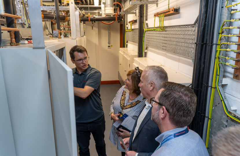 Richard Fuller at the 60th anniversary of Sandy Heath Transmitter