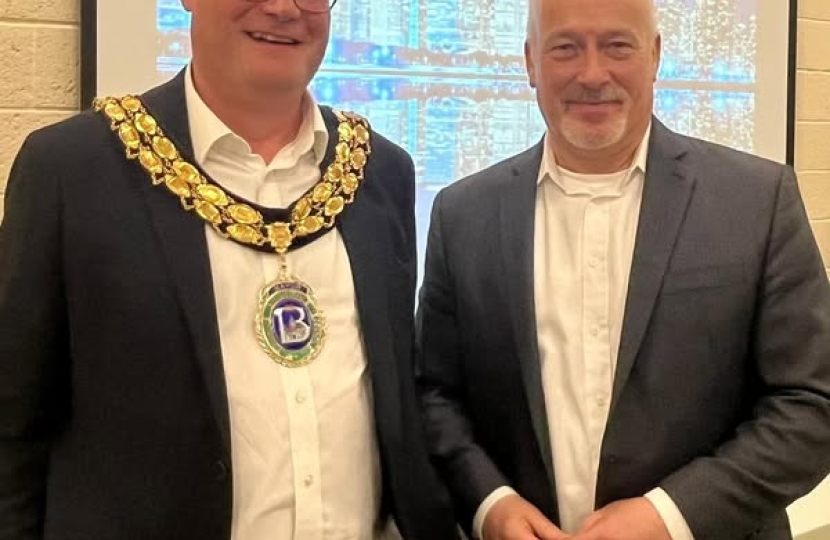 Richard Fuller MP with Cllr Jonathan Woodhead