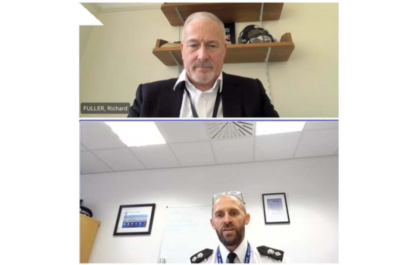 Richard Fuller MP meeting with Chief Superintendent Jon Roche