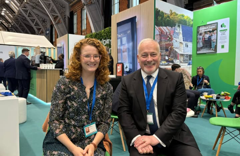 Richard Fuller MP meeting with Anglian Water at Conservative Party Conference October 2025