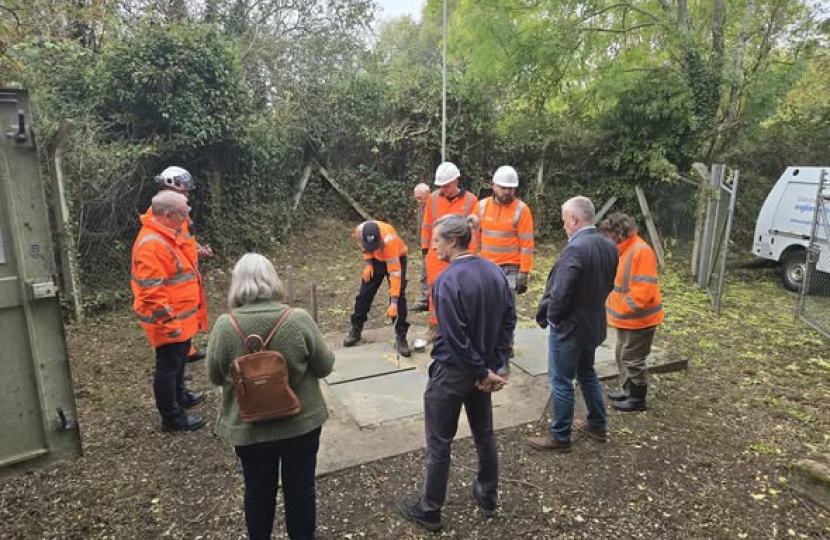 Richard Fuller at Renhold pumping station