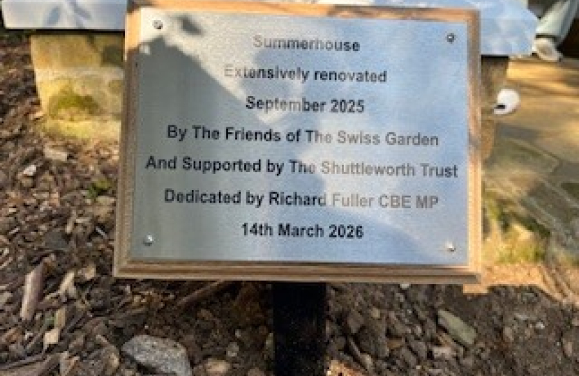 Summerhouse Plaque Swiss Garden