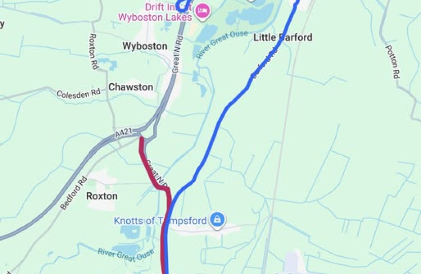 A1 Northbound diversion