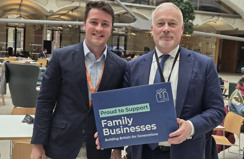 Richard Fuller with Tom Ridgeway of Family Business UK