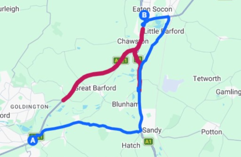 Highways diversion routes