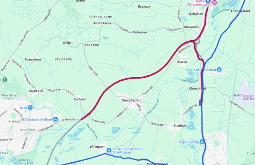 Road closures map