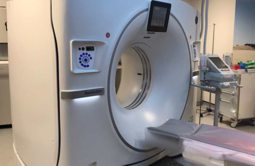 New CT Scanner at Bedford Hospital