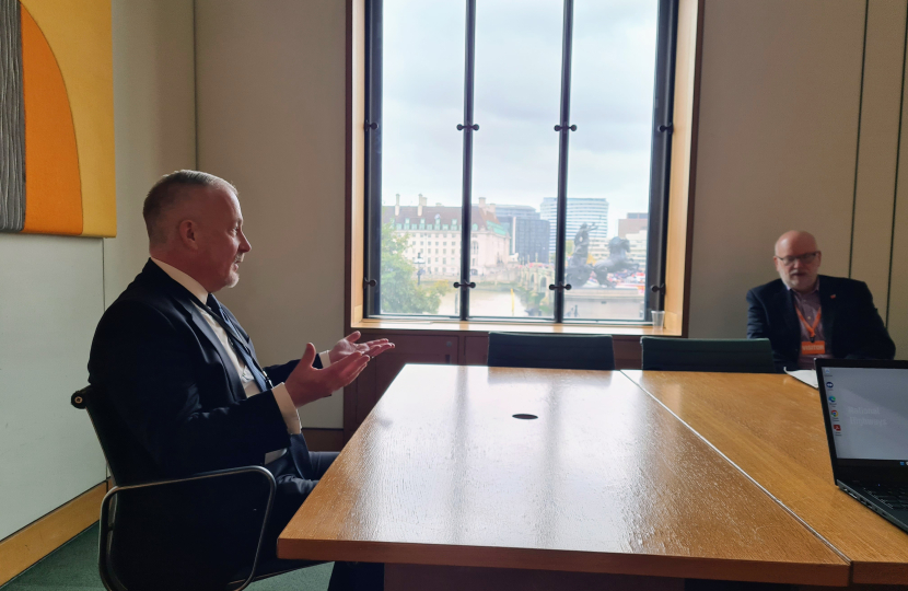 Richard with National Highways Regional Director of Operations