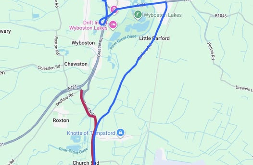 A1 northbound diversion