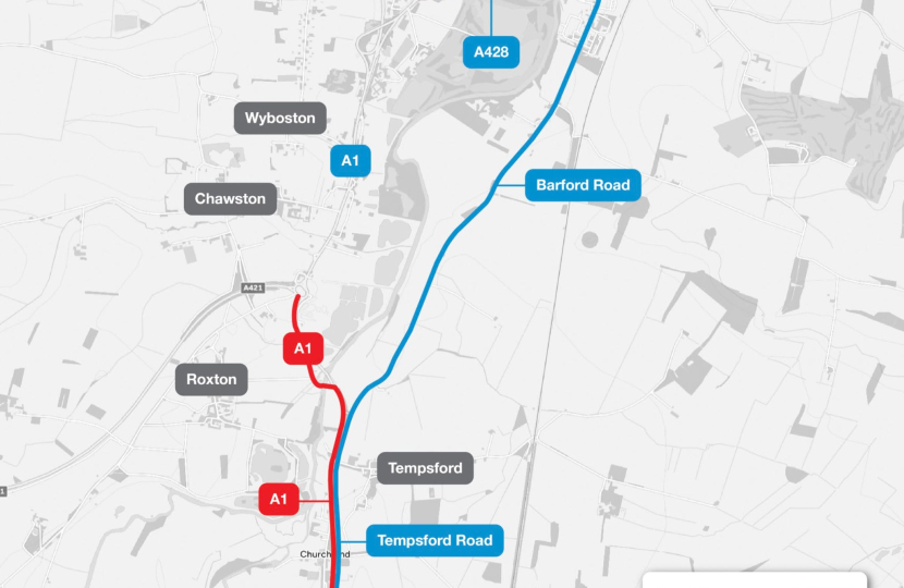 A1 diversion map
