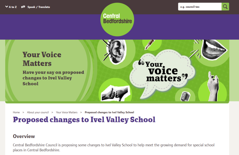 CBC Ivel Valley consultation Image
