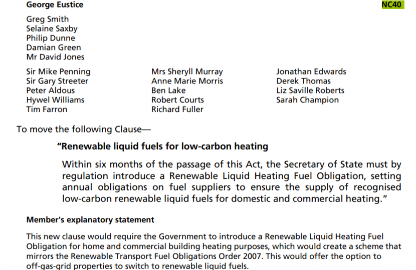 Energy Bill amendment