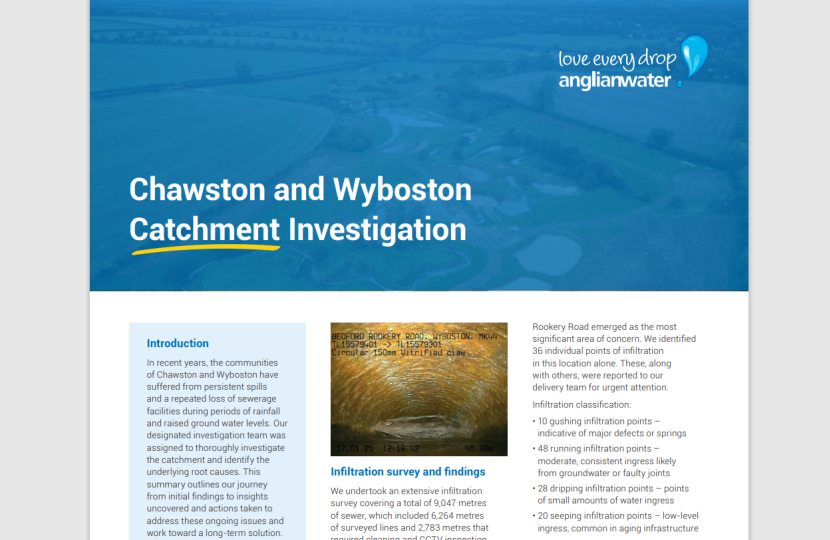 Image of Chawston & Wyboston Report