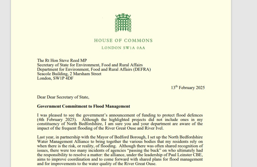 Image of Letter to Steve Reed