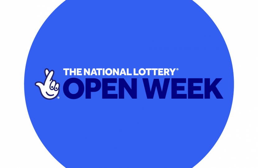 National Lottery Open Week graphic