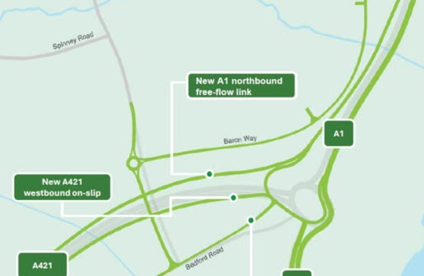 Image of new road layout