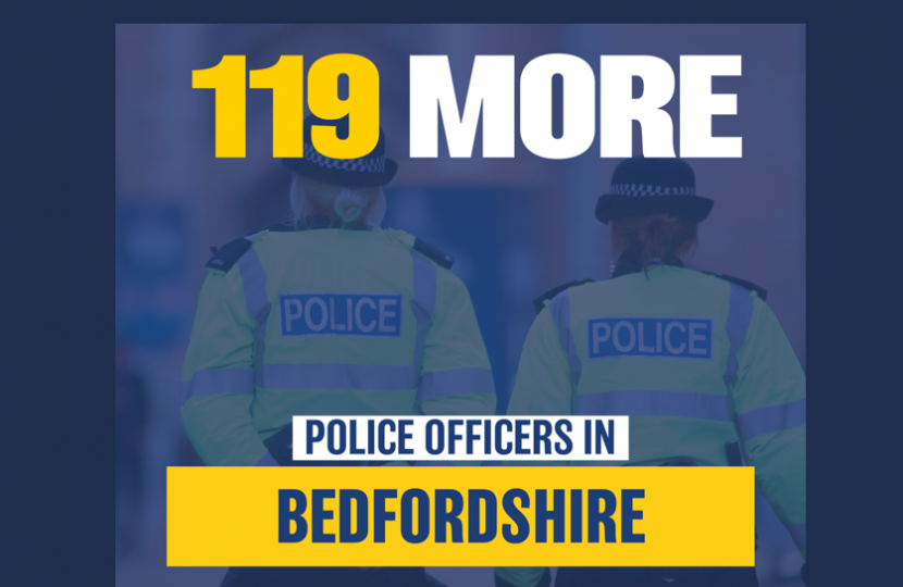 More Officers for Bedfordshire